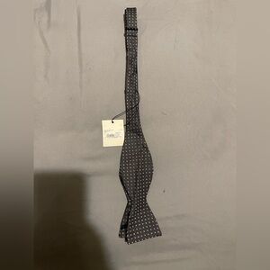 Ben Sherman Black and White Patterned Bow Tie